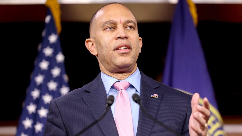 The top House Democrat signaled that his party is readying to blame Republicans as the threat of a government shutdown grows larger by the day.
House Minority Leader Hakeem Jeffries, D-N.Y., held a news conference on Wednesday where he said Democrats were ‘ready to get to work, ready to meet with anyone, any time, any place in order to avoid a painful Republican-caused government shutdown.’
At the same time, he restated that Democrats would not accept a GOP-led plan to keep the government funded at roughly current levels through Nov. 21, dismissing the measure as a ‘partisan exercise.’
‘Republicans have clearly demonstrated they want to shut the government down throughout this process,’ Jeffries said. ‘An intentional decision was made by Republican leadership in the House and the Senate not to have a single conversation with Democrats. They’re not even pretending as if they want to find common ground.’
The House passed a short-term extension of current federal funding levels, called a continuing resolution (CR), last week. The vote fell largely along party lines, with just one Democrat crossing the aisle in the measure’s favor.
An effort to consider the bill in the Senate hours later was scuttled when most Democrats, along with two Republicans, opposed a vote to begin debating the measure.
Now both parties are blaming one another for a potential shutdown – which could hit at midnight on Oct. 1 if a deal is not passed in both chambers by then.
Republicans are accusing Democrats of recklessly pushing for a shutdown and making unworkable demands in exchange for keeping the government open.
‘REMINDER: House Republicans have already done the job of passing a clean, bipartisan bill to keep the government open,’ Speaker Mike Johnson, R-La., said in a statement on X Wednesday. ‘Now it’s up to Senate Democrats – who have long said shutdowns are bad and hurt people – to vote to fund the American government, or shut it down because they want to restore taxpayer-funded benefits to illegal aliens.’
Republicans have also pointed out that government funding levels have remained relatively steady since fiscal year (FY) 2024, when Democrats supported then-President Joe Biden’s spending priorities.
But Democrats, infuriated by being sidelined in discussions on the bill, have been pushing for the inclusion of enhanced Affordable Care Act (ACA) subsidies that are set to expire at the end of 2025 without congressional action.
Jeffries has also repeatedly made reference to Republicans’ ‘big, beautiful bill,’ conservative legislation that imposed new restrictions and work requirements on Medicaid coverage for certain able-bodied Americans. He and other Democrats have accused Republicans of ripping healthcare away from millions of people, while the GOP has insisted the system is getting reformed to work better for vulnerable Americans who need it.
A short-lived hope for bipartisan discussion was quickly scuttled on Tuesday – Jeffries and Senate Majority Leader Chuck Schumer, D-N.Y., had been expected to meet with President Donald Trump this week to discuss federal funding.
Trump called off the meeting, however, accusing Democrats of making ‘unserious and ridiculous demands’ in their push for a compromise deal to avert a shutdown.
‘They must do their job! Otherwise, it will just be another long and brutal slog through their radicalized quicksand. To the Leaders of the Democrat Party, the ball is in your court. I look forward to meeting with you when you become realistic about the things that our Country stands for. DO THE RIGHT THING!’ the president said on Truth Social.
During his Wednesday news conference, however, Jeffries would not say exactly what he opposed in the bill – instead criticizing the process by which it was formed.
‘It’s partisan because it didn’t have the votes in the House in a bipartisan way. There was no conversation. There was no discussion. There was no effort to actually sit down and figure out what type of spending bill would meet the needs of the American people,’ Jeffries said.
‘The notion that we’re supposed to accept that this is a clean continuing resolution is a joke. It’s not. It’s dirty for a wide variety of reasons. I explained it repeatedly, and it continues the assault on the healthcare of the American people.’
He also argued against the point that Democrats approved those same spending levels last year, noting that a majority of his caucus opposed a bill in March that kept those levels extended through Sept. 30.
‘It’s very easy to take a look at the bill in December that was passed with bipartisan margins, and signed into law by then-President Joe Biden, and the bill in March that was jammed down the throats of the American people in a very partisan way and signed into law by Donald Trump,’ Jeffries said. ‘Don’t accept that idea that it’s the Biden spending numbers when the facts say exactly the opposite.’
Democrats introduced their own CR last week aimed at keeping the government funded through Oct. 31, while also reversing Republicans’ Medicaid changes and preventing Trump from making any cuts to funding allocated by Congress – both of which were panned as nonstarters by Republicans.
This post appeared first on FOX NEWS