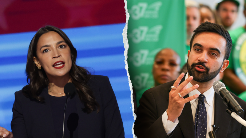 The Democrats have a huge political opening.
With President Trump under fire from all directions — including some in his own party — it’s a rare chance for the opposition to put some points on the board.
And who are the most prominent Dems right now?
One is Alexandria Ocasio-Cortez.
The other is Zohran Mamdani.
AOC is uber-liberal, and the New York mayoral candidate is a self-proclaimed democratic socialist.
Many party office-holders, not to mention media and political analysts, say the Democrats’ biggest problem is having lurched too far to the left. A fixation on pronouns, transgender sports and Palestinian rights. 
Does that sound like where most of America is in the fall of 2025?
There are plenty of clickbait headlines out there about AOC weighing a presidential race. But what Axios’ Alex Thompson, who had the scoop, actually reported is that she’s considering a White House run or a Senate race, against Chuck Schumer. So not much has changed.
AOC, now in her fourth term, just barely meets the constitutional requirement that a president be at least 35.
But there’s no question that she’s a dynamic campaigner, prodigious fundraiser and social media phenomenon, with an aura of authenticity.
Even Trump told Fox News, ‘She’s got a little spunk, she’s got a little something.’ But, he said, ‘her philosophy is bad for the country. I don’t think that philosophy can come close to winning.’
It’s true that what plays in her Queens-Bronx district doesn’t necessarily play in Peoria. I think she would beat Schumer, an establishment figure who seems to read all his statements, but even in the state there are plenty of conservative regions between the Bronx and Buffalo. 
On the House floor, the congresswoman condemned Charlie Kirk’s murder, but said:
‘We should be clear about who Charlie Kirk was: a man who believed that the Civil Rights Act that granted Black Americans the right to vote was a mistake, who, after the violent attack on Paul Pelosi, claimed that ‘some amazing patriot’ should bail out his brutal assailant, and accused Jews of controlling ‘not just the colleges — it’s the nonprofits, it’s the movies, it’s Hollywood, it’s all of it.’
She added: ‘His rhetoric and beliefs were ignorant, uneducated and sought to disenfranchise millions of Americans.’ 
So she wouldn’t even vote for a symbolic resolution honoring Kirk, the 31-year-old victim of a targeted assassination. That sort of rhetoric excites her base but isn’t exactly a step toward unity.
Mamdani, who is very likely to become mayor, has a history of socialist rhetoric that he’s trying to soften without retracting it. The inexperienced assemblyman clung to ‘Globalize the Intifada’ — meaning, wipe out Israel — but now says he can see how it’s misinterpreted and won’t encourage its use. He insists that as mayor he would have Bibi Netanyau arrested if he came to the U.N.  
And this isn’t ancient history. In 2022, he wrote on his website: ‘We need to dramatically curtail the power and presence of the N.Y.P.D.,’ cut the force by 1,300 officers through attrition, and cut police overtime and freeze hiring.
 
Why? ‘A racist police system’ aimed at controlling ‘Black & brown New Yorkers.’
Andrew Cuomo, who has been visiting mosques and churches, has turned much more aggressive, calling Mamdani ‘a man with no beliefs’ and ‘a hypocritical chameleon desperate for attention and adulation.’ But, of course, Cuomo was forced to resign as governor. No one remembers that he pledged to drop out of the race unless he was leading Mamdani by September. 
The democratic socialist has a double-digit lead, which is why Gov. Kathy Hochul endorsed him — she saw the train leaving the station. That prompted a swipe by President Trump, who regularly denounces Mamdani — which might not be helpful in New York City — said he’d have to look closely at federal money going to the Apple.
Trump already intervened in the mayor’s race by dropping an indictment against Mayor Eric Adams, though he failed to lure him out of the race with offers of an administration job.
AOC initially declined the back the long-shot Mamdani, the New York Times reports, but when he got hot she endorsed him as having the best chance to beat Cuomo.
The Republicans would like nothing better than to run against Instagram star AOC and Mayor Mamdani as the face of a hyper-liberal party.
And then there’s Kamala Harris, who’s out peddling her bridge-burning book ‘107 Days,’ starting with a Rachel Maddow sit down. I don’t think she could have beaten Trump in 1,000 days. Harris was a terrible candidate — cautious, risk-averse, hiding from the press for a month, unable to separate from Joe Biden.
I assume she has the self-awareness to realize another run for the White House would damage her further. The book takes shots at Biden (‘reckless’ to run again), Pete Buttigieg (couldn’t pick a gay guy), Josh Shapiro (wanted too much power), and Tim Walz (blew the veep debate). Some have clapped back, often through surrogates (Biden folks calling her a lousy VP).  
To bring things full circle, Harris just endorsed Mamdani. But Schumer and Hakeem Jeffries have not, undoubtedly for fear of being tied to whatever he does.
There are, of course, whole swaths of the country that want nothing to do with socialism or the far left.
Kamala Harris’ book focuses attention on the past just when the Democrats are desperate to turn the page.
This post appeared first on FOX NEWS