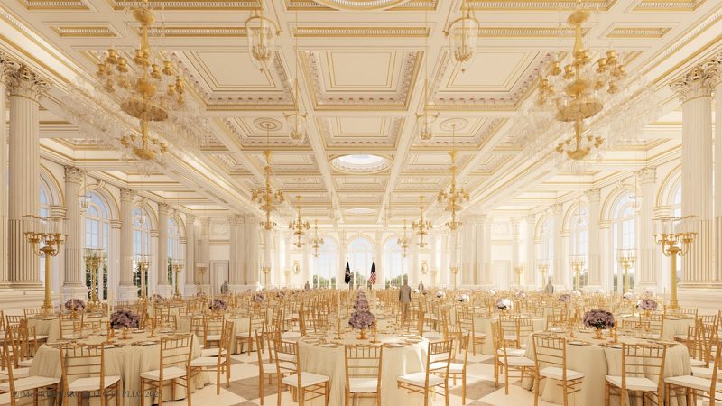 History is being rewritten on the White House grounds, where a new formal ballroom is rising in place of the East Wing. The project has become a political lightning rod, as images of its construction reignite debate over President Donald Trump’s imprint on the nation’s most iconic address.
While the White House has hosted countless ceremonial events, it has never had a dedicated ballroom. The new structure will fill that void, replacing the historic East Wing with a space designed instead to host large-scale gatherings.
The ballroom is estimated to cost $250 million and will be financed jointly by Trump and private donors.
While the White House has pledged to release details on the individuals and corporations funding the ballroom’s construction, a comprehensive breakdown of contributions has not yet been made public.
During a July 31 briefing, White House press secretary Karoline Leavitt detailed the administration’s plans to construct a 90,000-square-foot ballroom on the White House grounds.
Leavitt said the new ballroom will accommodate approximately 650 seated guests and will stay true to the classical design of the White House.
‘The White House is currently unable to host major functions honoring world leaders in other countries without having to install a large and unsightly tent approximately 100 yards away from the main building’s entrance,’ Leavitt said on July 31.
She added that the new ballroom will be ‘a much-needed and exquisite addition.’
This post appeared first on FOX NEWS